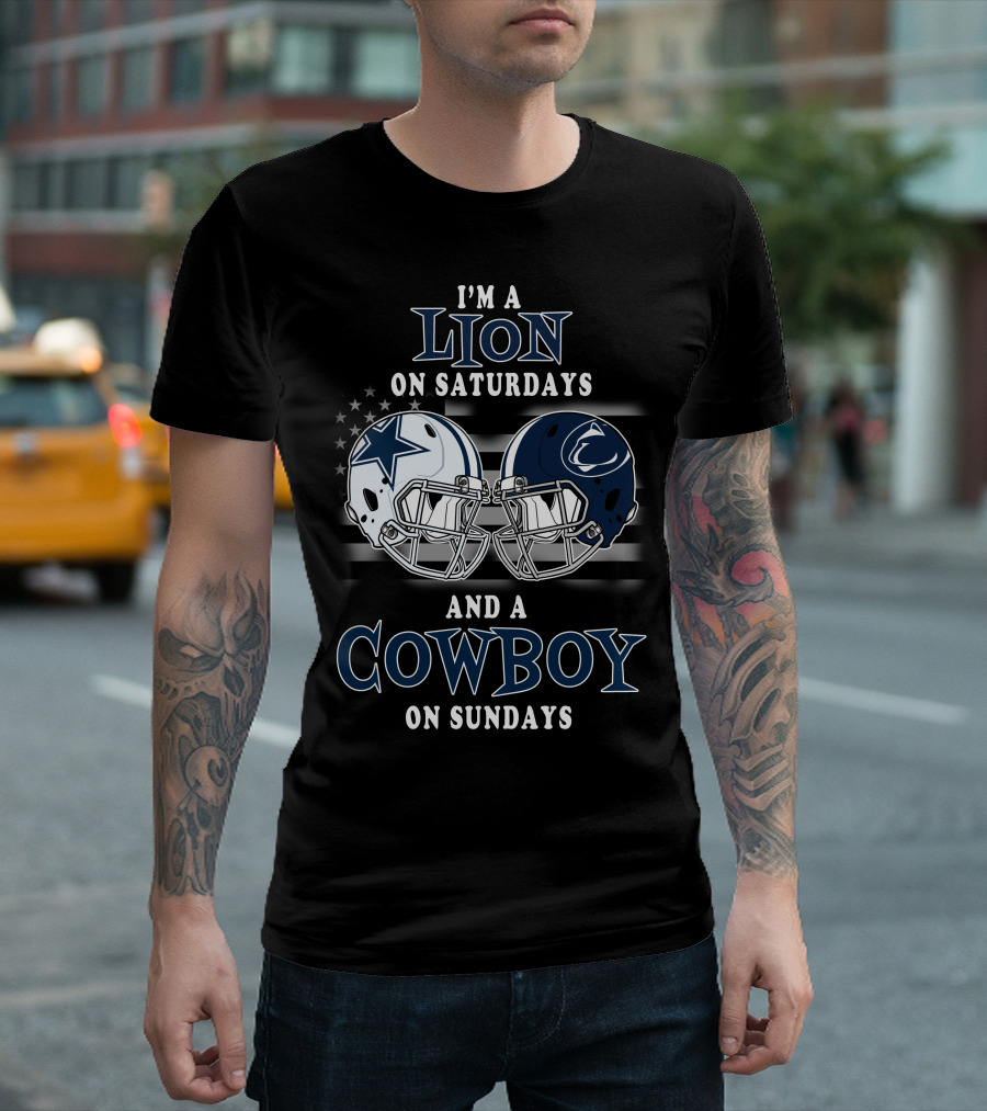 I'm A Lion On Saturdays And A Cowboy On Sundays T-Shirt
