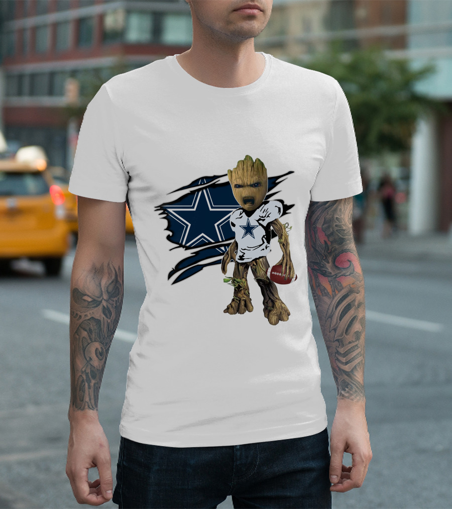 I AM Cowboys Fan's Football Character Star Team T-Shirt