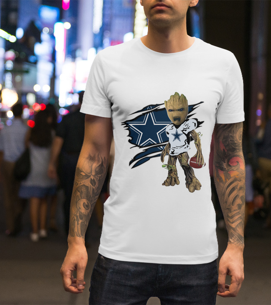I AM Cowboys Fan's Football Character Star Team T-Shirt