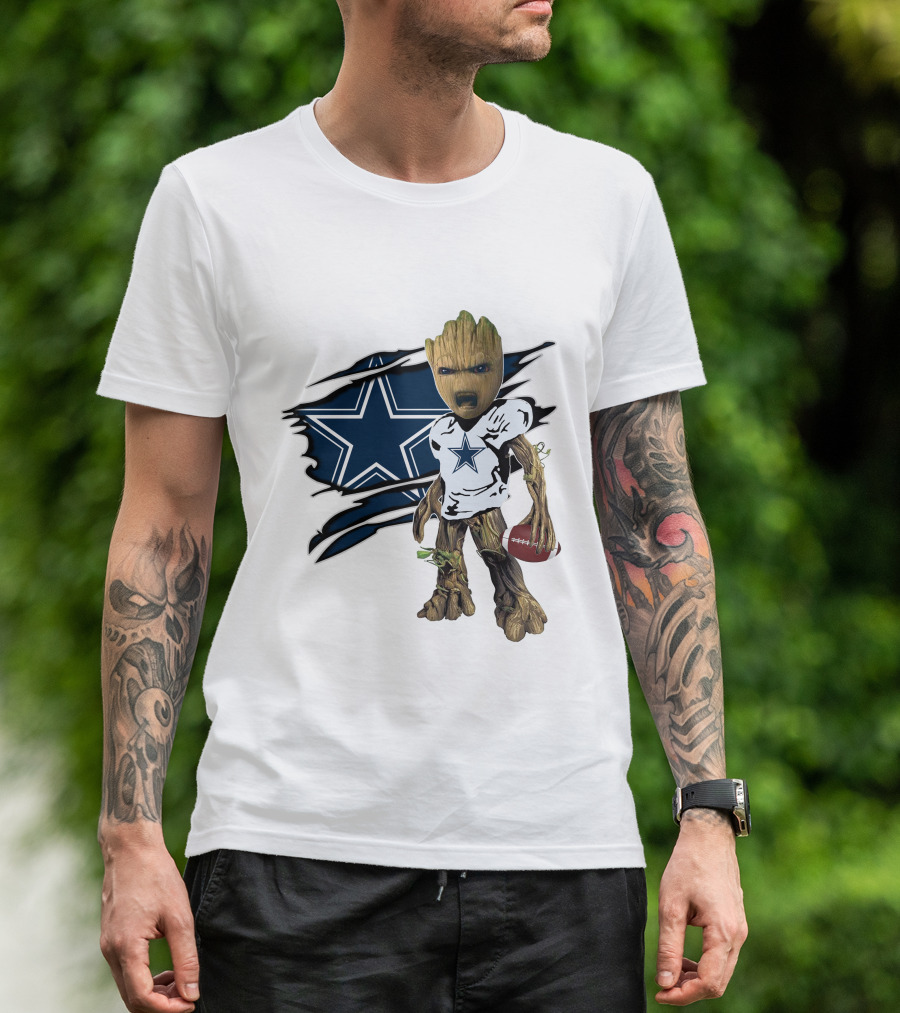 I AM Cowboys Fan's Football Character Star Team T-Shirt