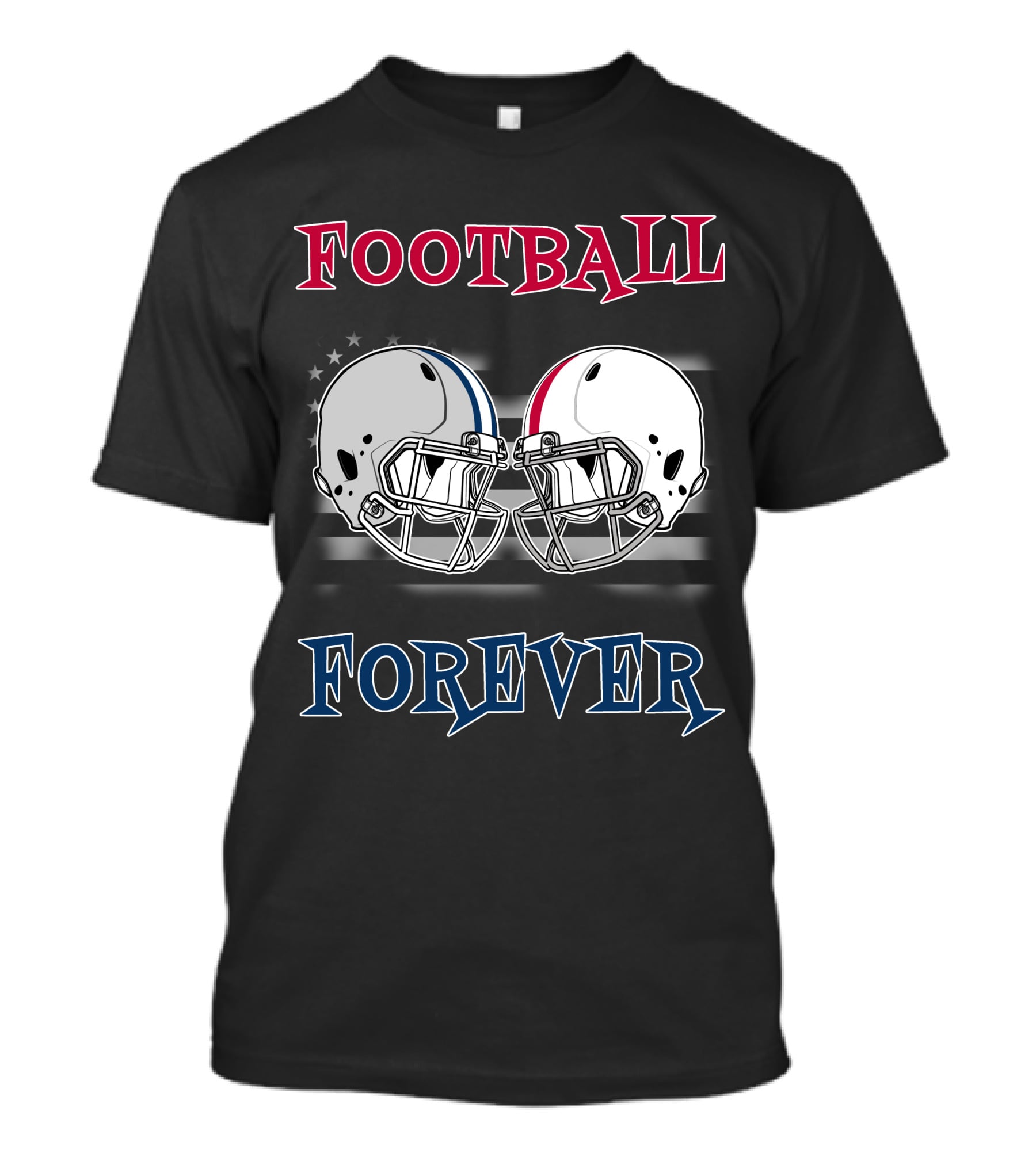 Football Forever Cow-Buck Helmets T-Shirt