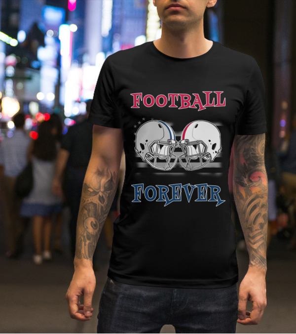Football Forever Cow-Buck Helmets T-Shirt