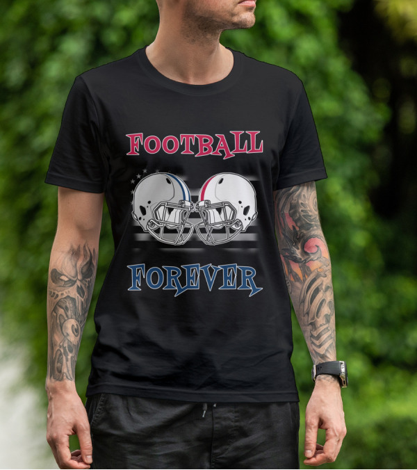 Football Forever Cow-Buck Helmets T-Shirt