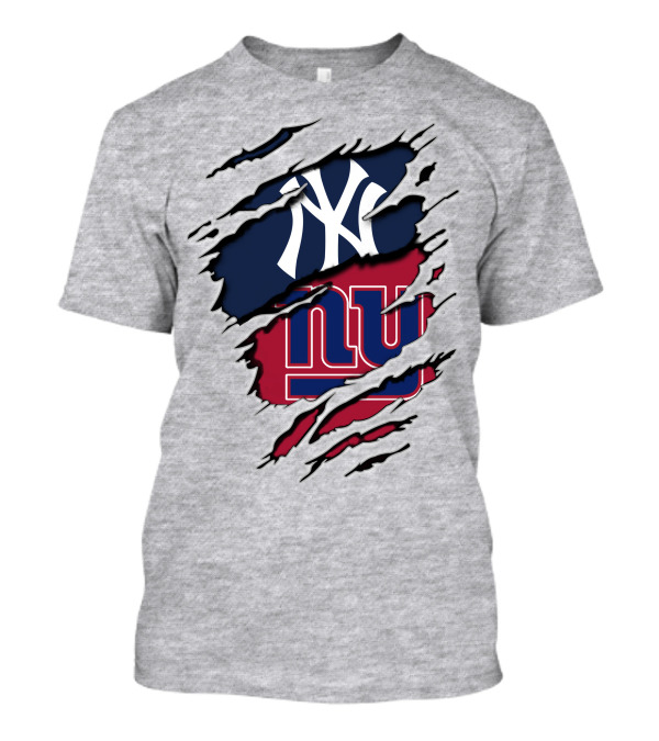 Yankees Giants Logo Blend T-Shirt