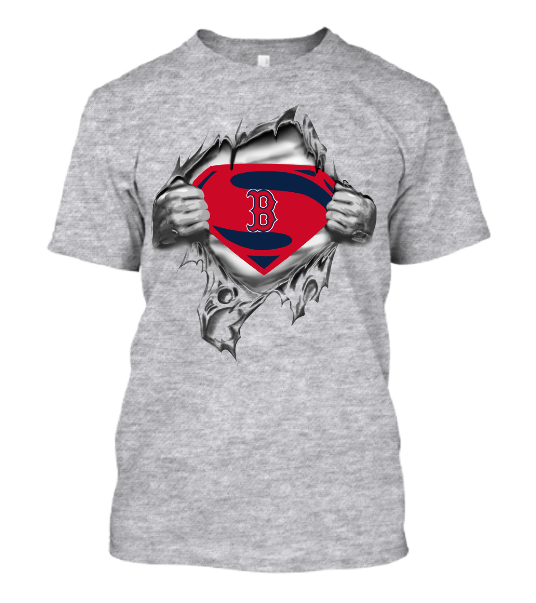 Boston Redsox Superhero Burst T-Shirt