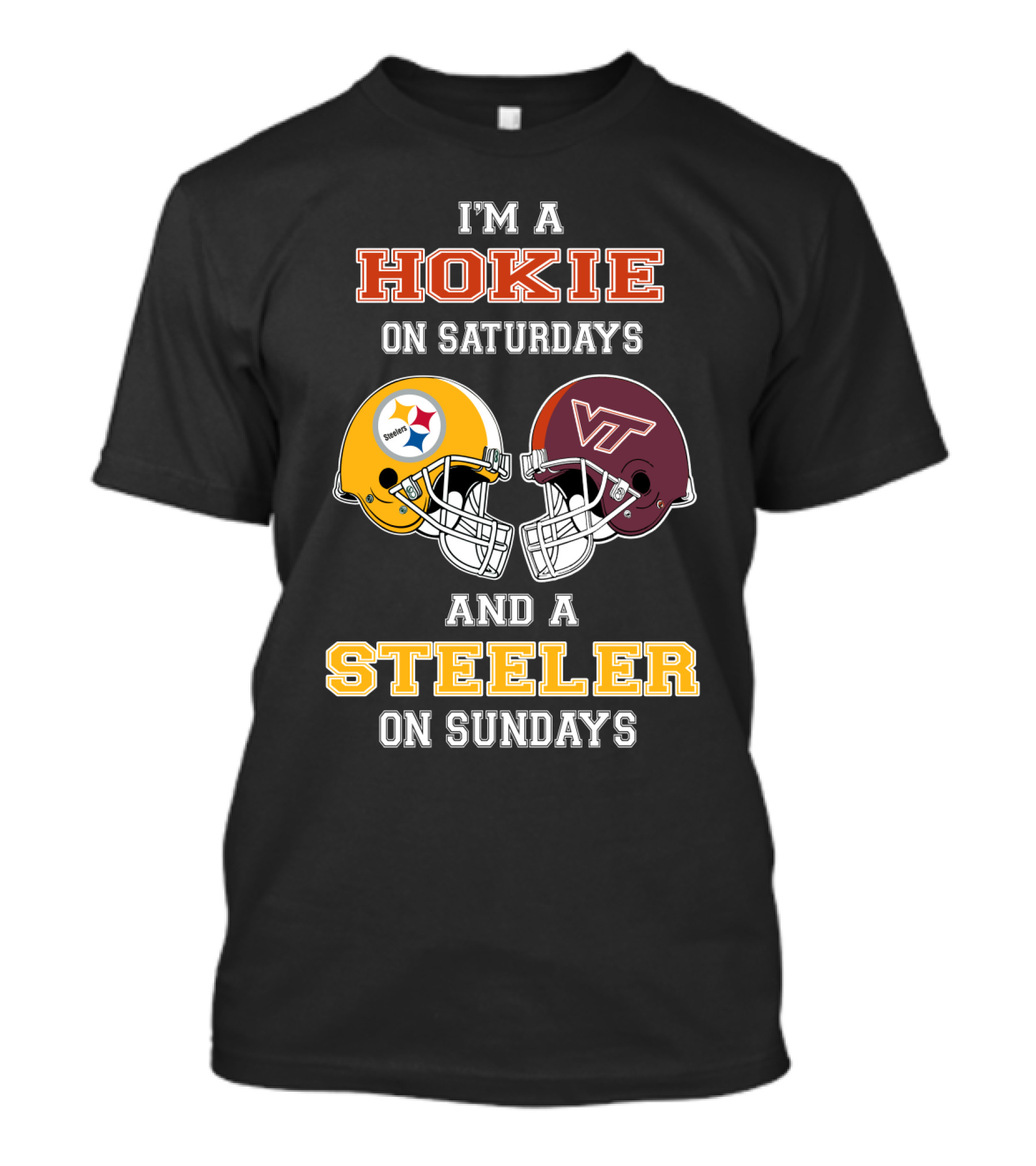 I'm A Hokie On Saturdays And A Steeler On Sundays T-Shirt