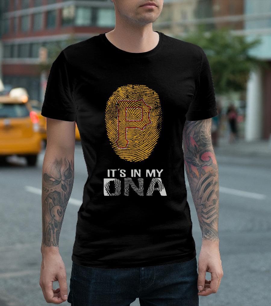 Pirates P It's In My DNA Fingerprint T-Shirt
