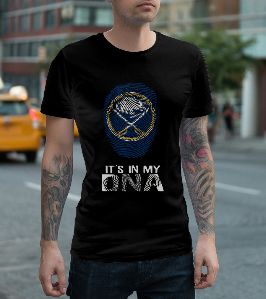 Buffalo Sabres It's In My DNA Fingerprint T-Shirt
