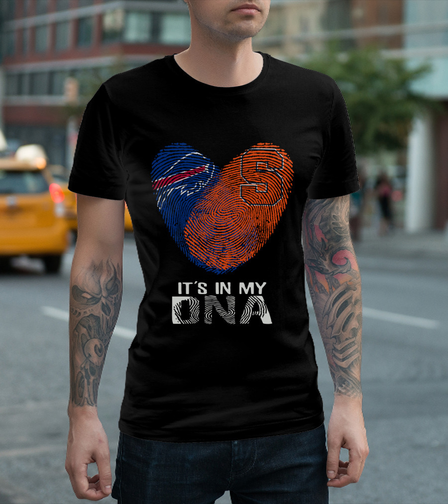 Buffalo Bills Syracuse DNA Fingerprint T-Shirt