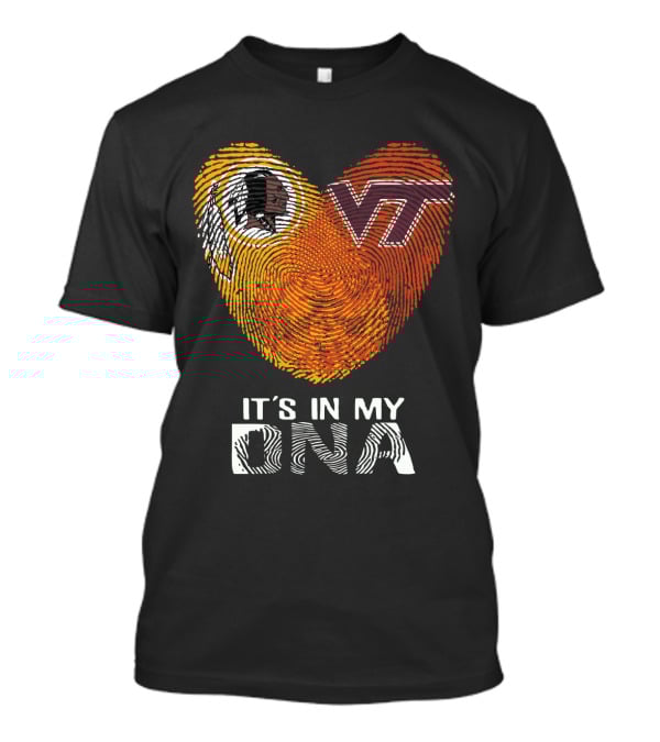 Redskins Vt It's In My Dna T-Shirt