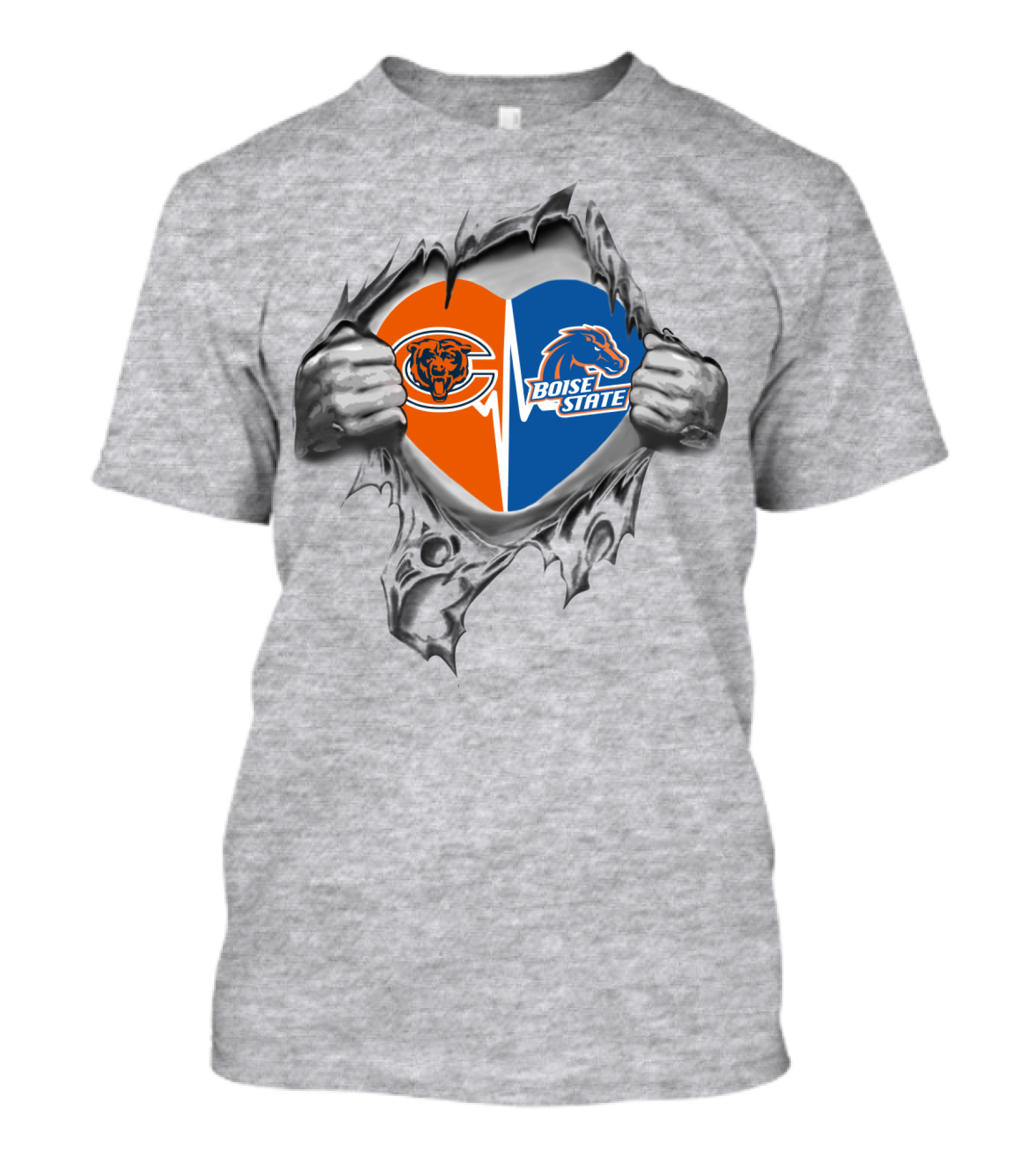 Bears Boise State Broncos Heart Logo, It's In My Heart T-Shirt