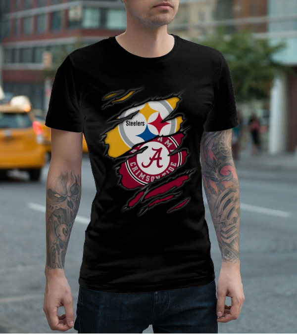 Steelers Crimson Tide Alabama T-Shirt