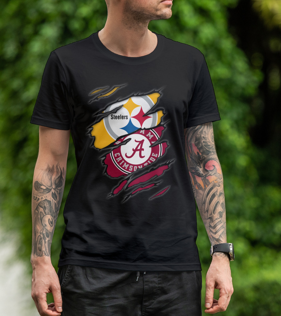 Steelers Crimson Tide Alabama T-Shirt