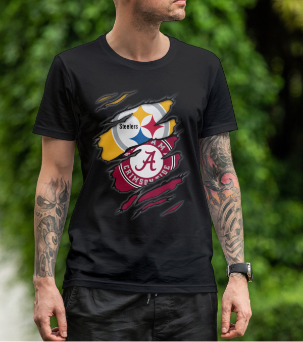 Steelers Crimson Tide Alabama T-Shirt