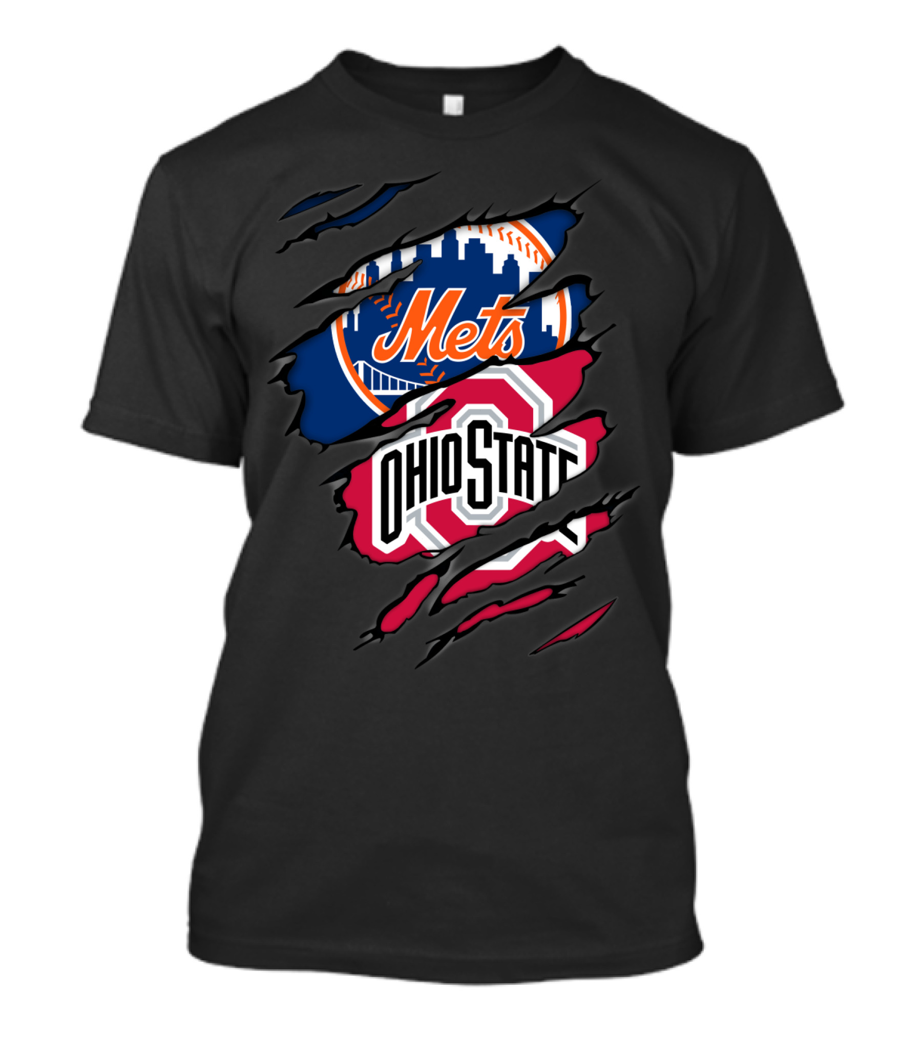 Mets Ohio State Ripped Layers T-Shirt