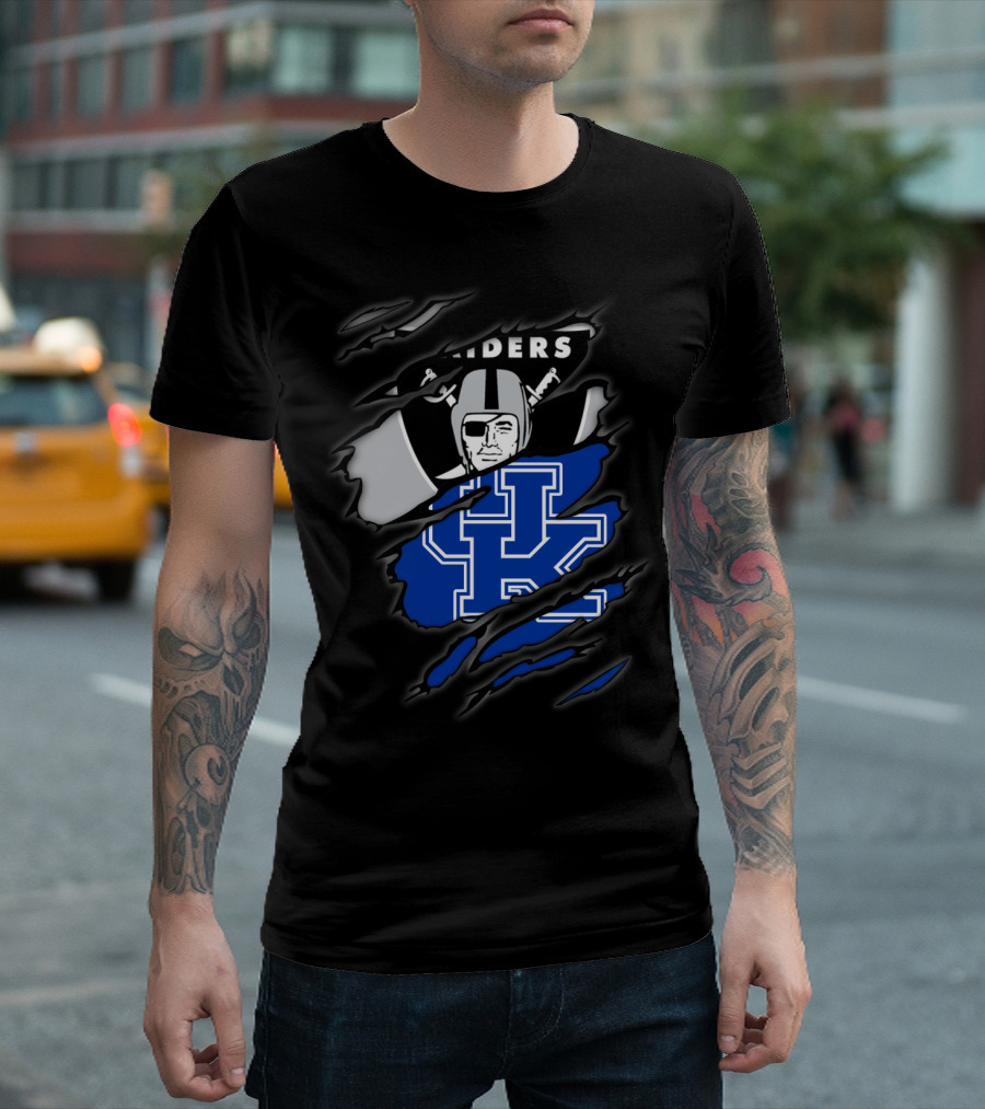 Raiders Kentucky Wildcats Fusion T-Shirt
