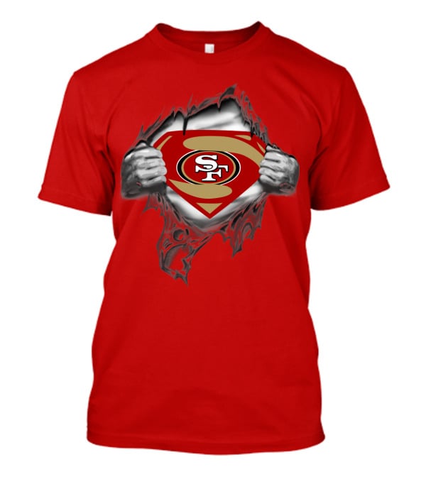 49ers SF Logo Superman T-Shirt