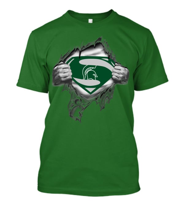 Spartans Super Man Shield Logo Tear-Away T-Shirt