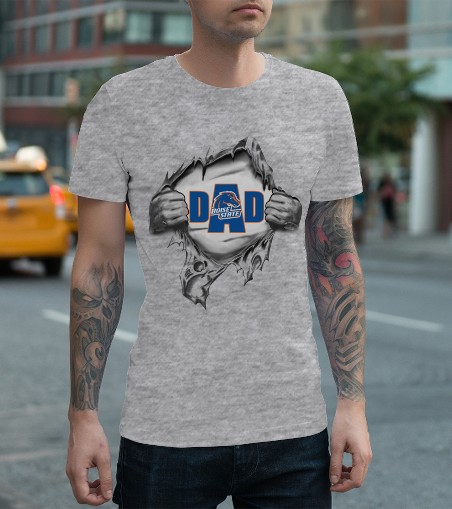 Boise State Dad Broncos Tearaway T-Shirt