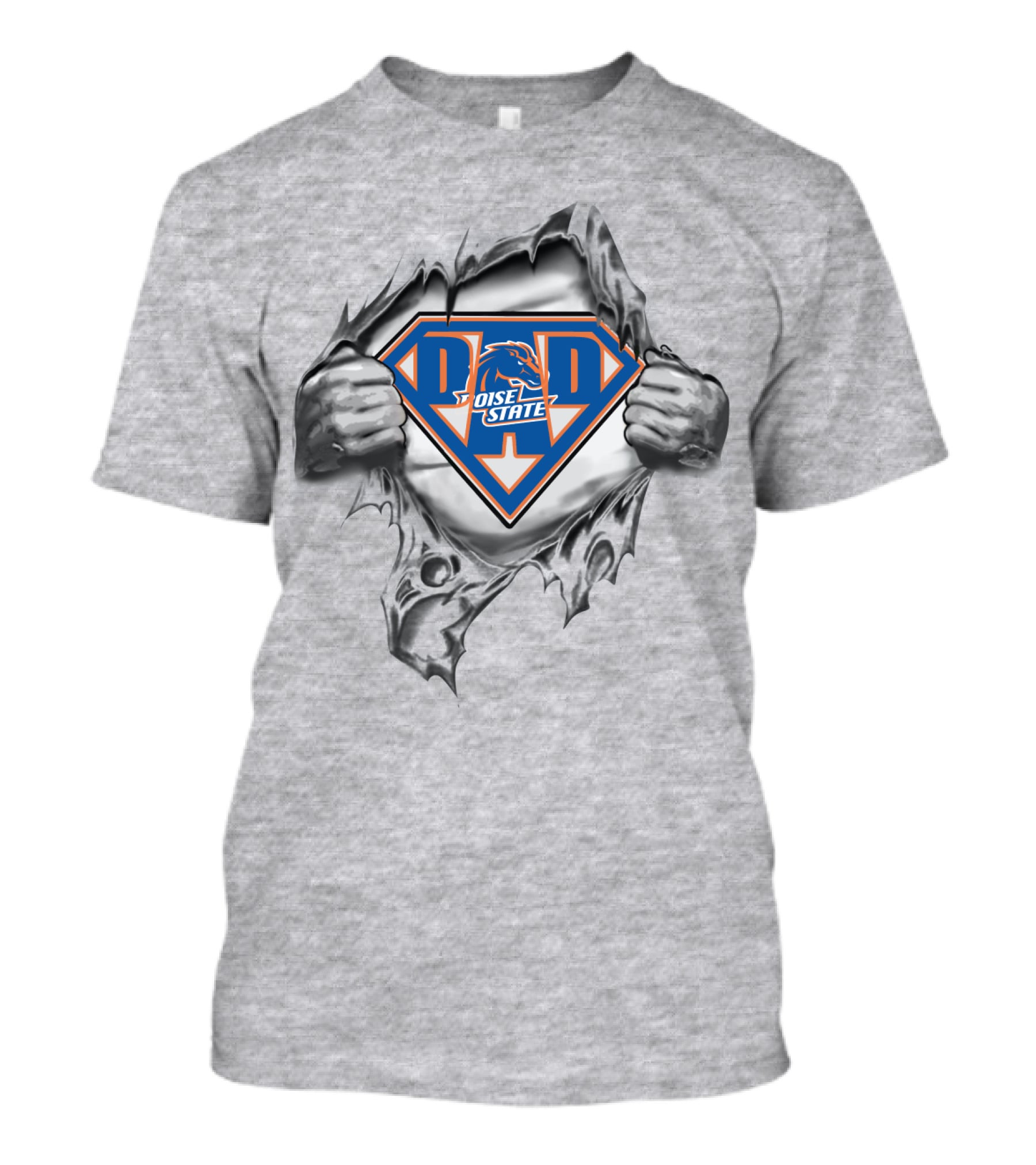 Boise State Super Dad Shield T-Shirt