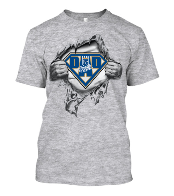 KC Royals Dad Superhero T-Shirt