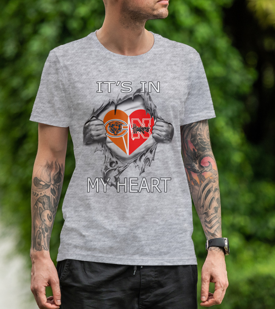 It's In My Heart Bears Huskers T-Shirt