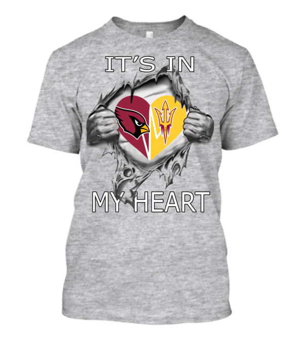 IT'S IN MY HEART Cardinals Arizona State T-Shirt