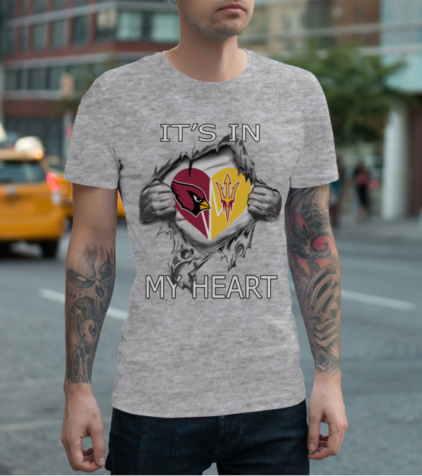 IT'S IN MY HEART Cardinals Arizona State T-Shirt