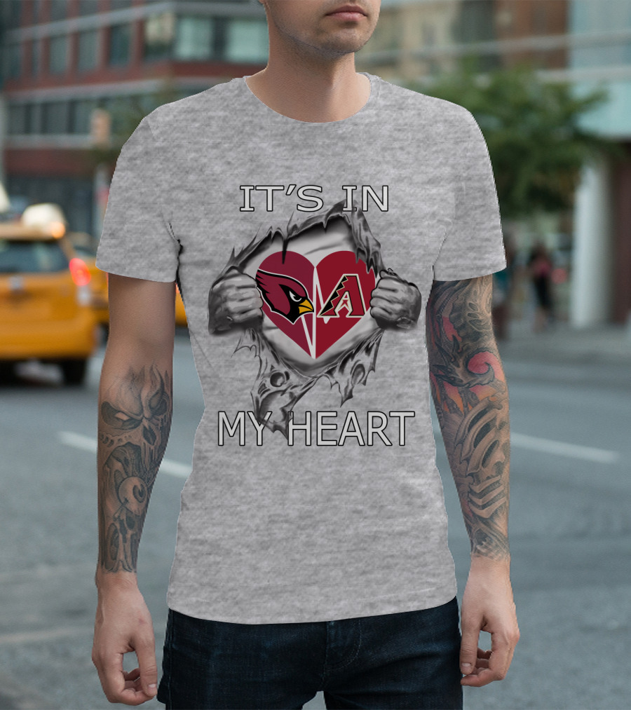 Cardinals Diamondbacks It's In My Heart T-Shirt