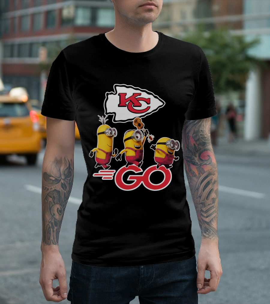 Kansas City Chiefs Minions Go T-Shirt