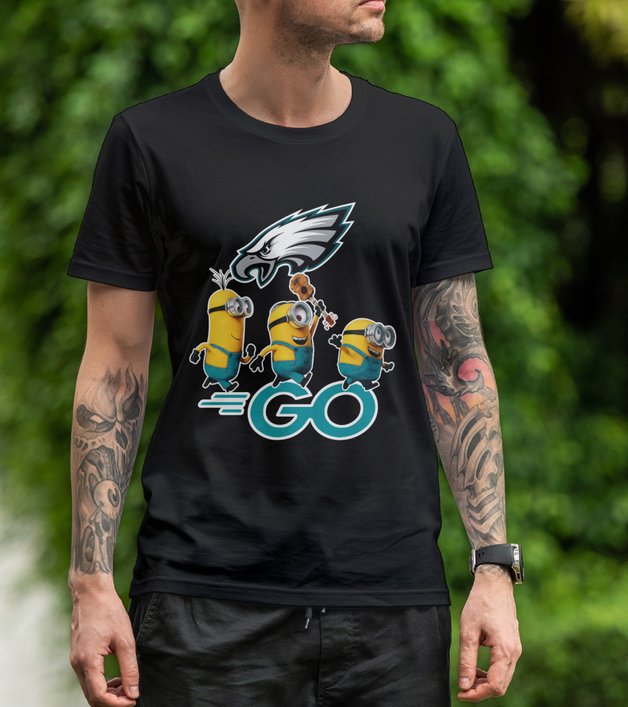 Minions Go Philadelphia Eagles T-Shirt