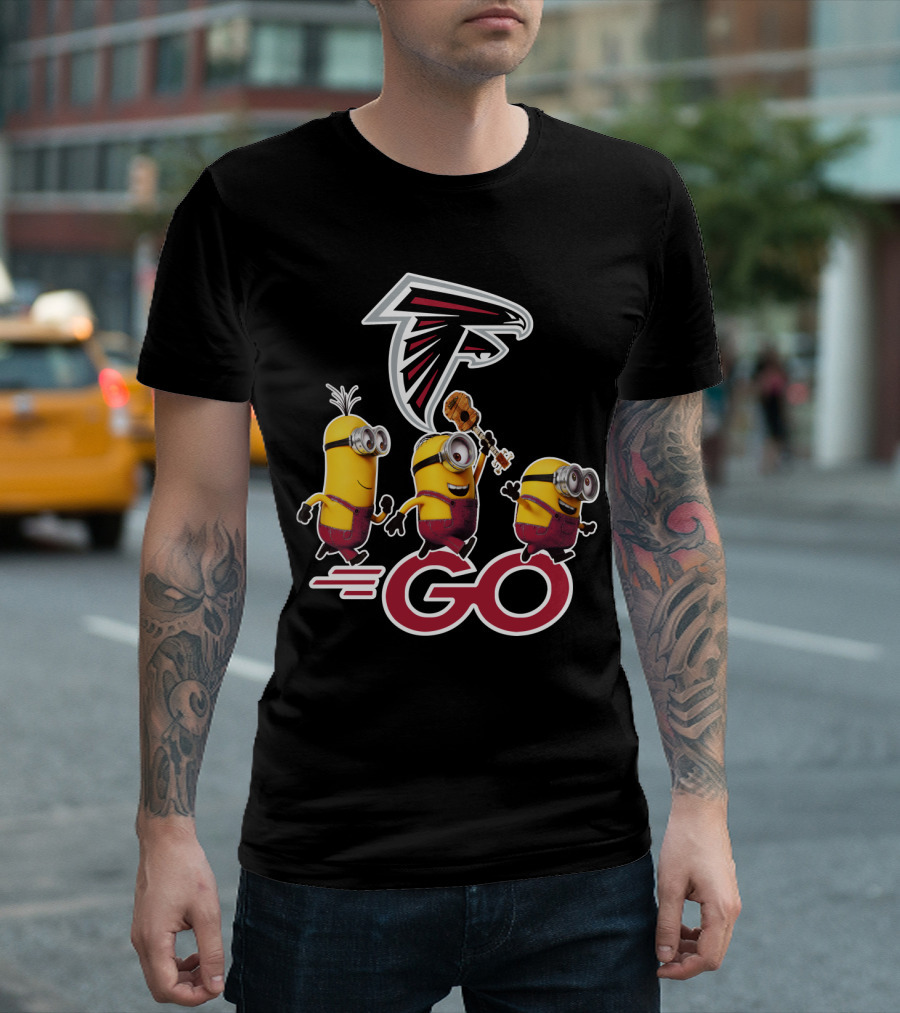 Falcons Logo Minions Go T-Shirt