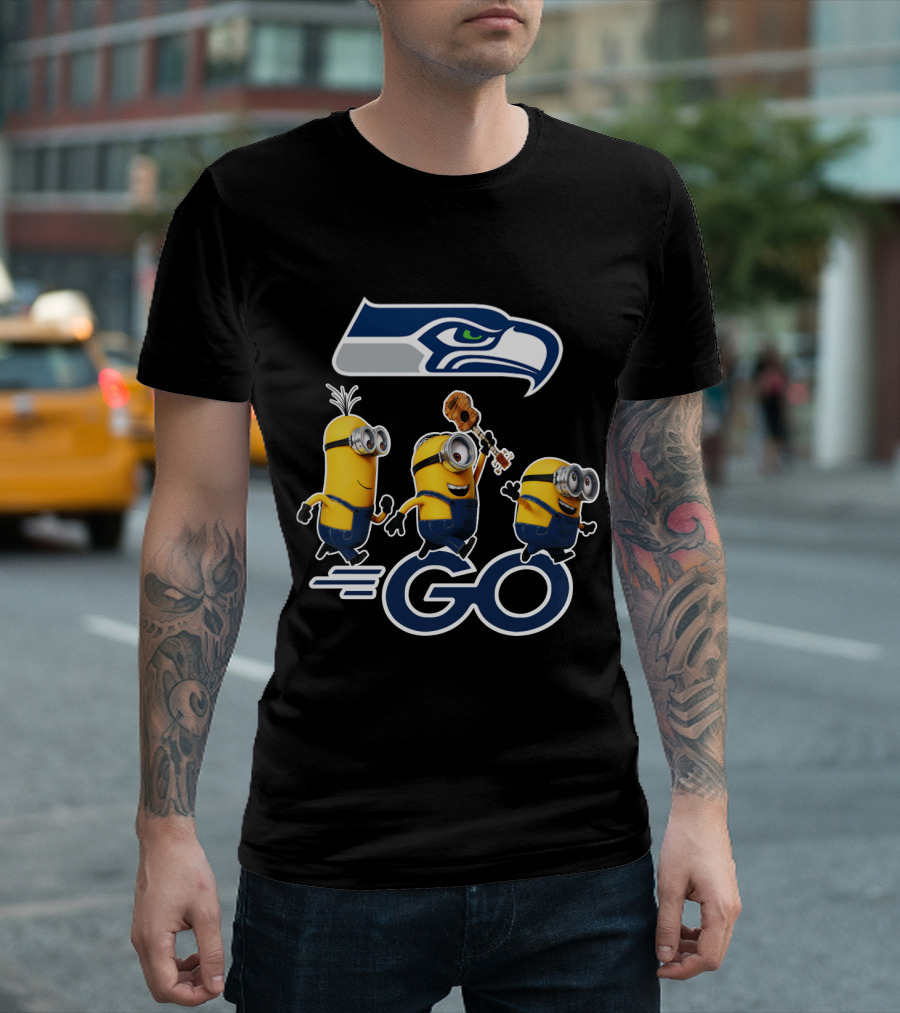 Seahawks Go Minions Bash T-Shirt
