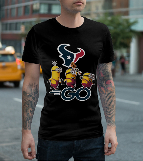 Houston Texans Minions Go T-Shirt