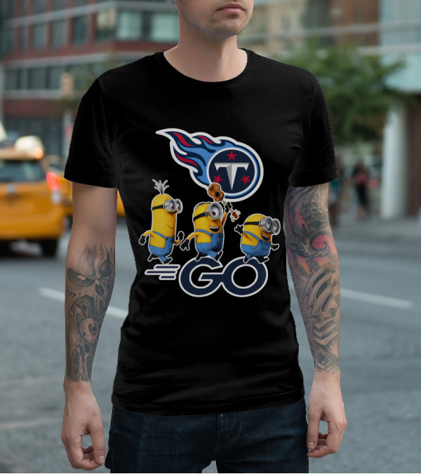 Minions Go Titans Tennessee NFL T-Shirt