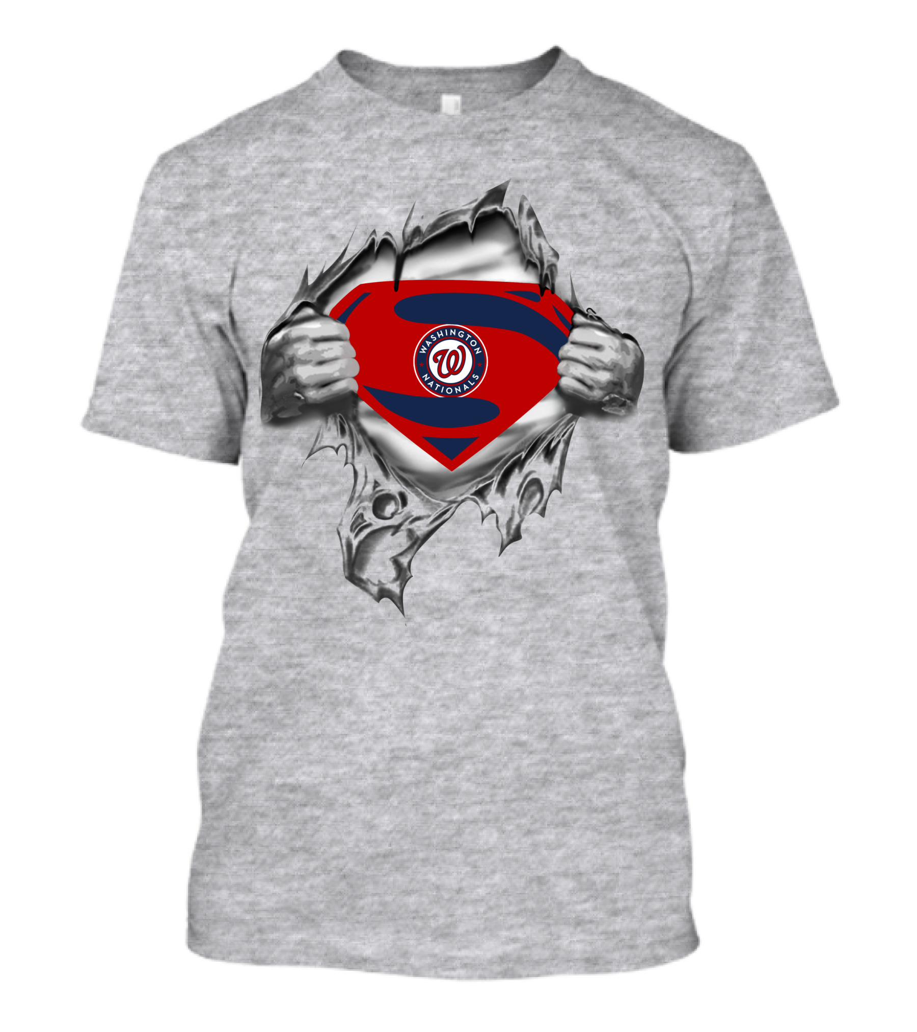 Washington Nationals Super Man Shield T-Shirt