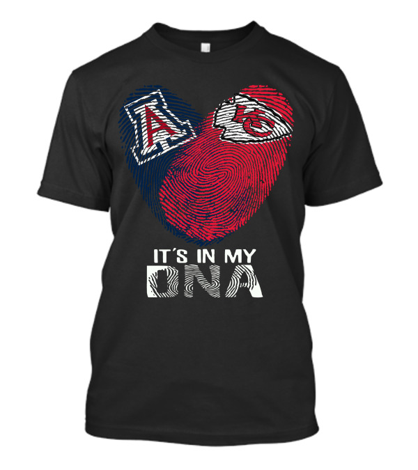 Arizona Wildcats Kansas City Chiefs It's In My DNA T-Shirt