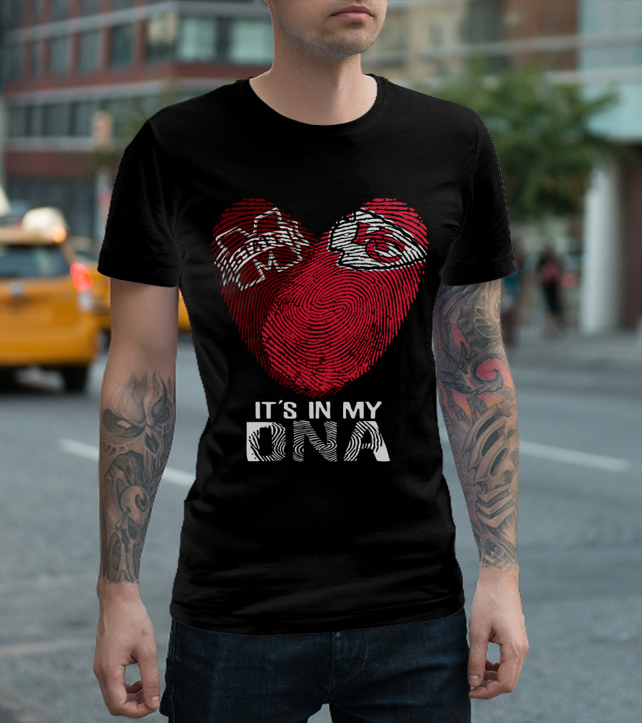 Mississippi State Bulldogs Kansas City Chiefs It's In My DNA T-Shirt