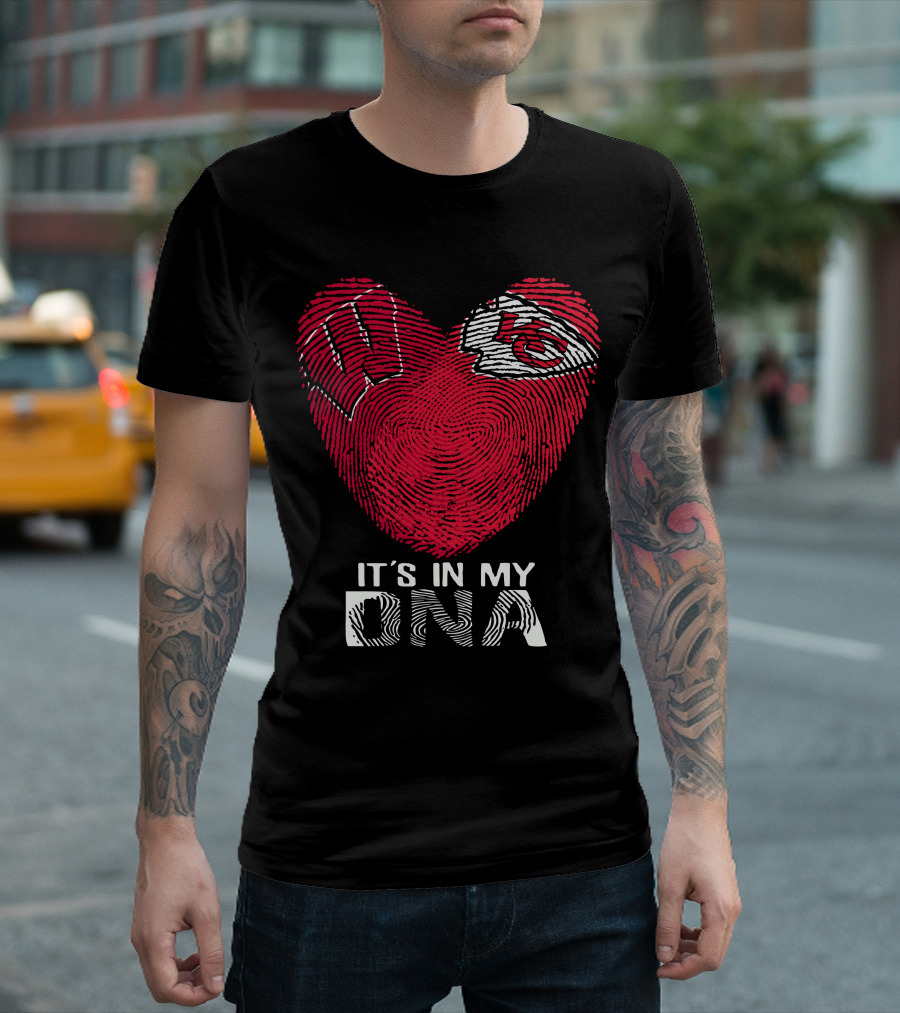 Wisconsin Badgers Chiefs Heart It's In My DNA T-Shirt