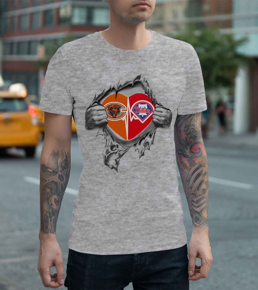 Bears Philadelphia Phillies It's In My Heart T-Shirt