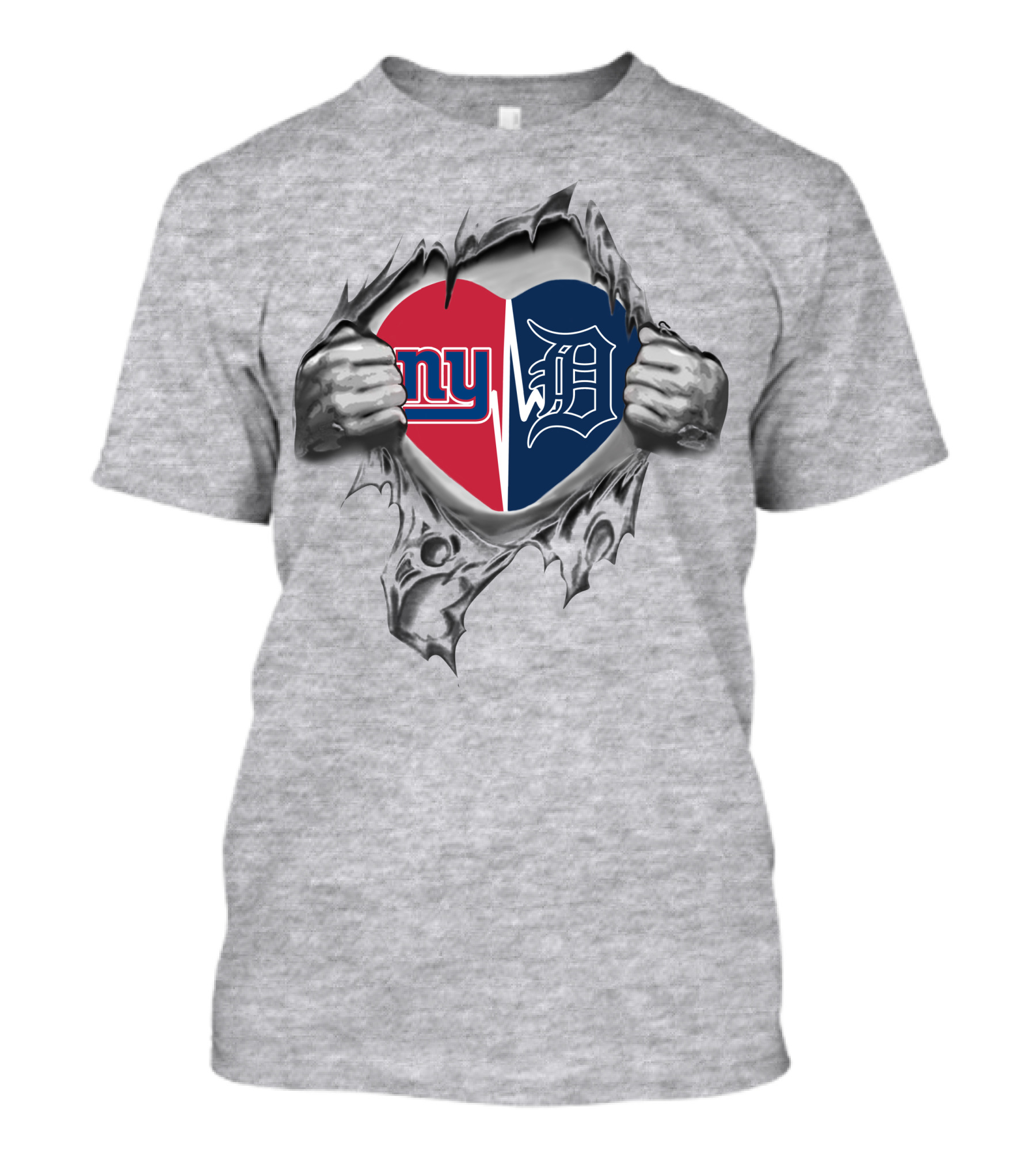Giants Tigers Heart NY D T-Shirt