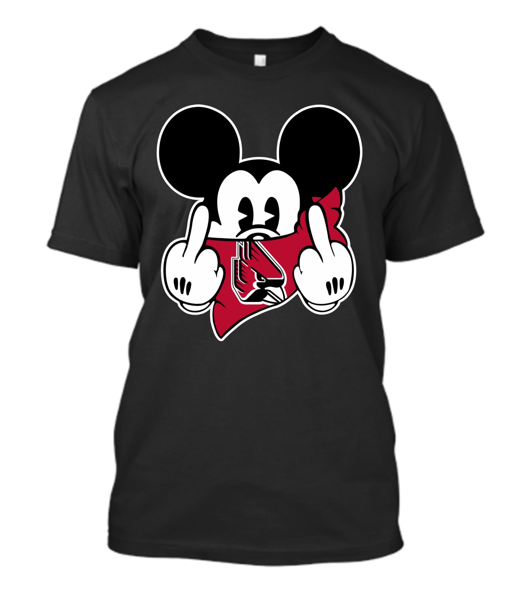 Ball State Cardinals Mickey Mouse T-Shirt
