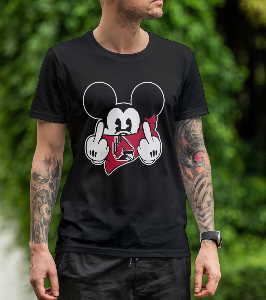 Ball State Cardinals Mickey Mouse T-Shirt