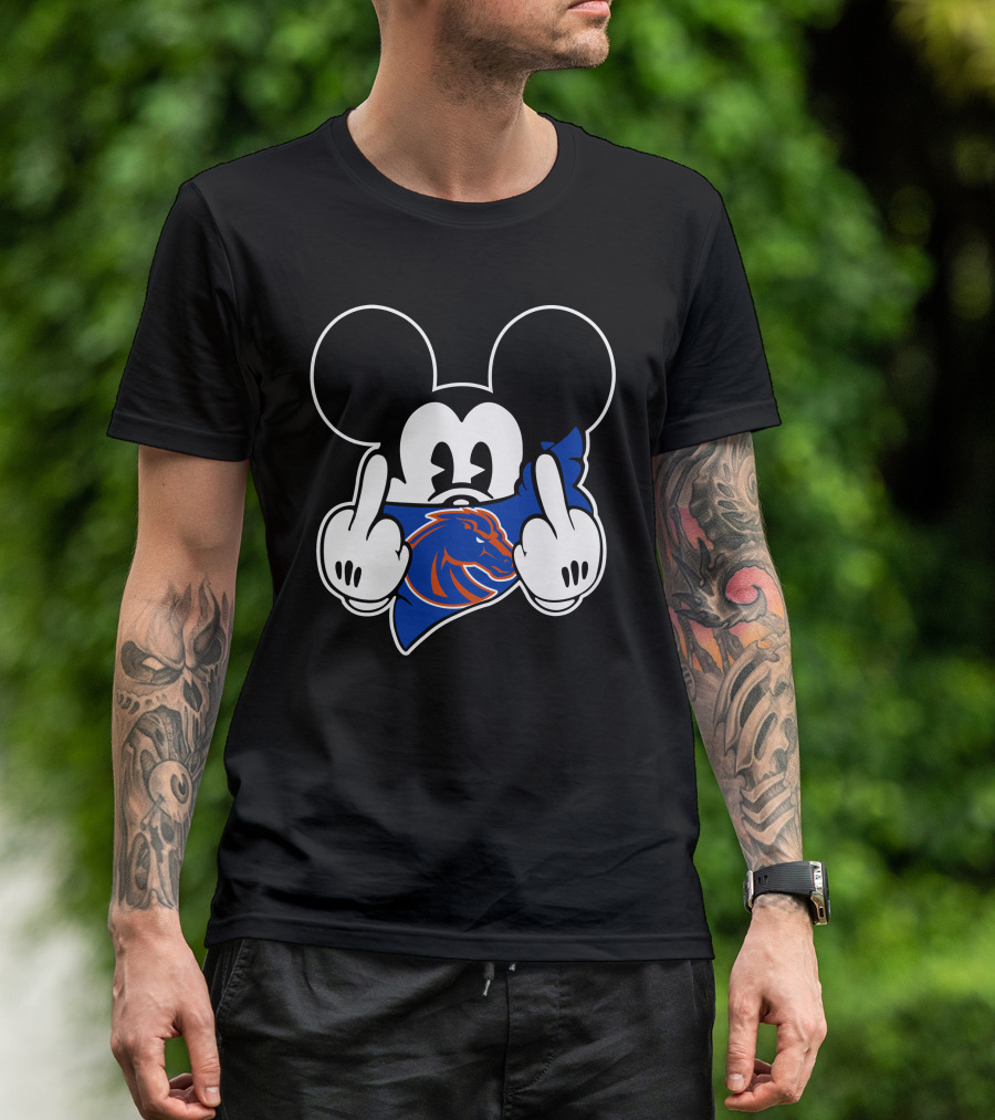 Boise State Broncos Mickey Ears Horse T-Shirt