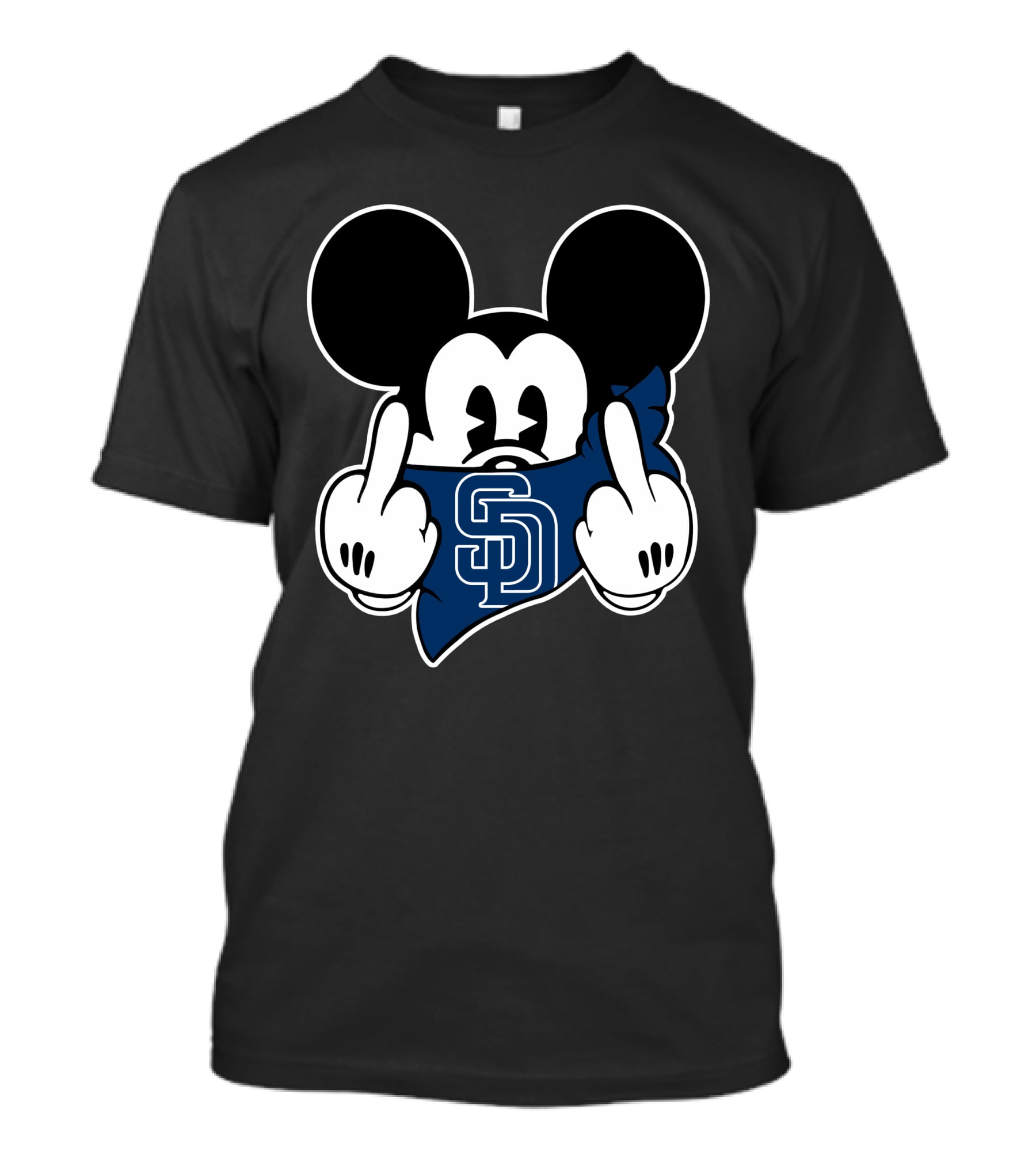 SD Padres Mickey Gesture T-Shirt