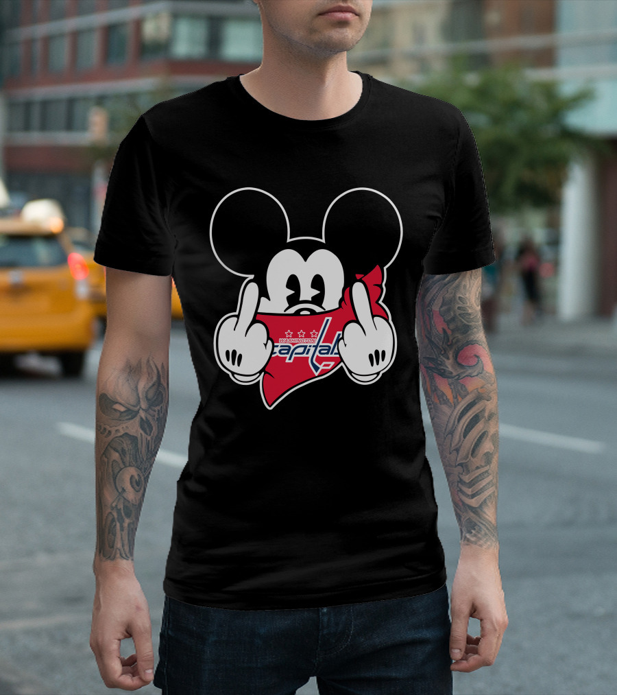 Washington Capitals Mickey Gesture T-Shirt