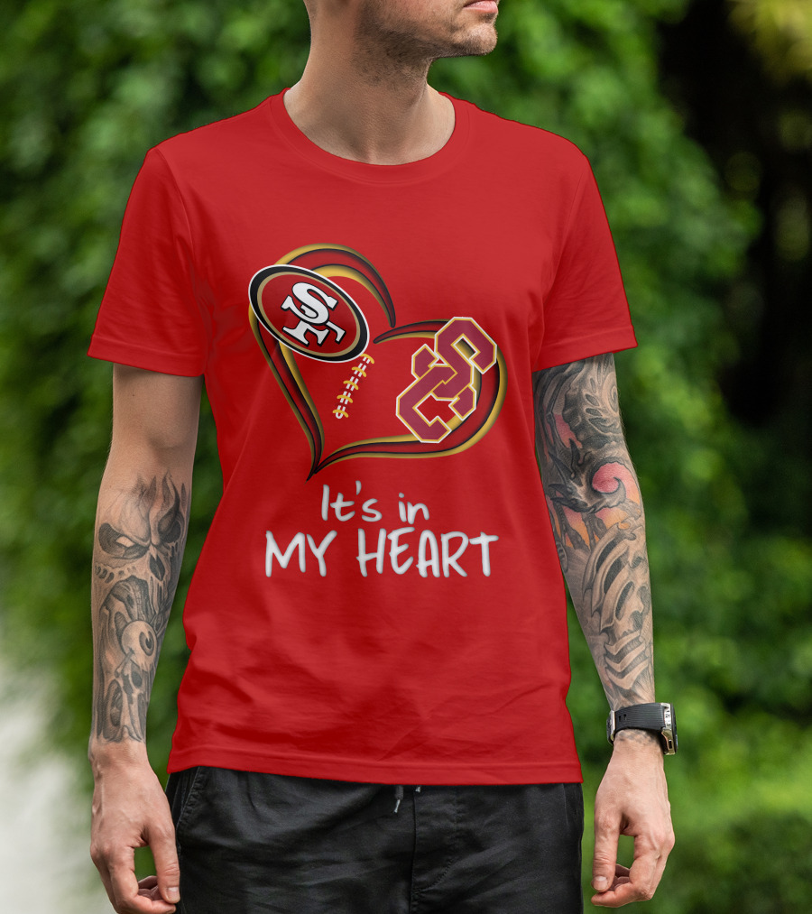 49ers Sc It's In My Heart T-Shirt