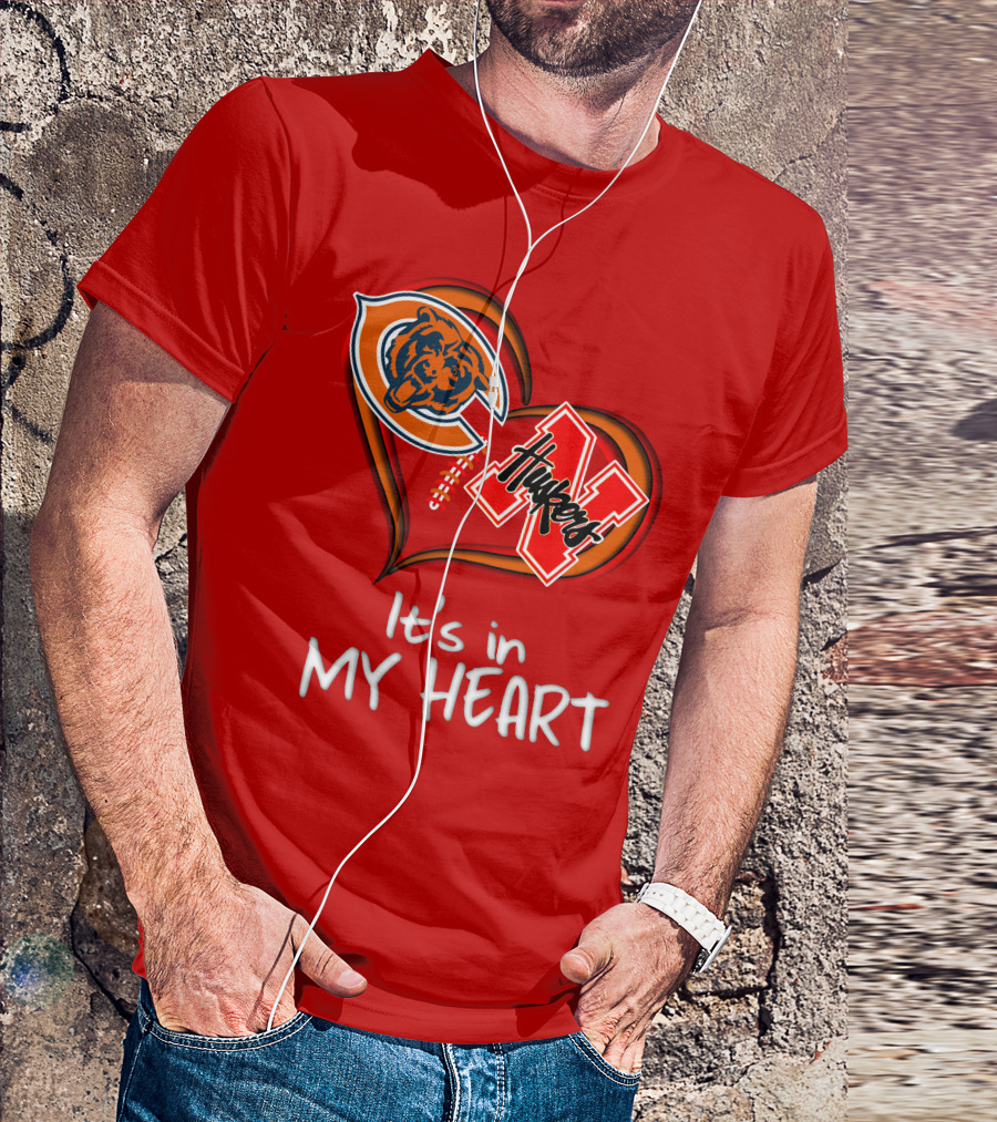 Bears Huskers It's In My Heart T-Shirt
