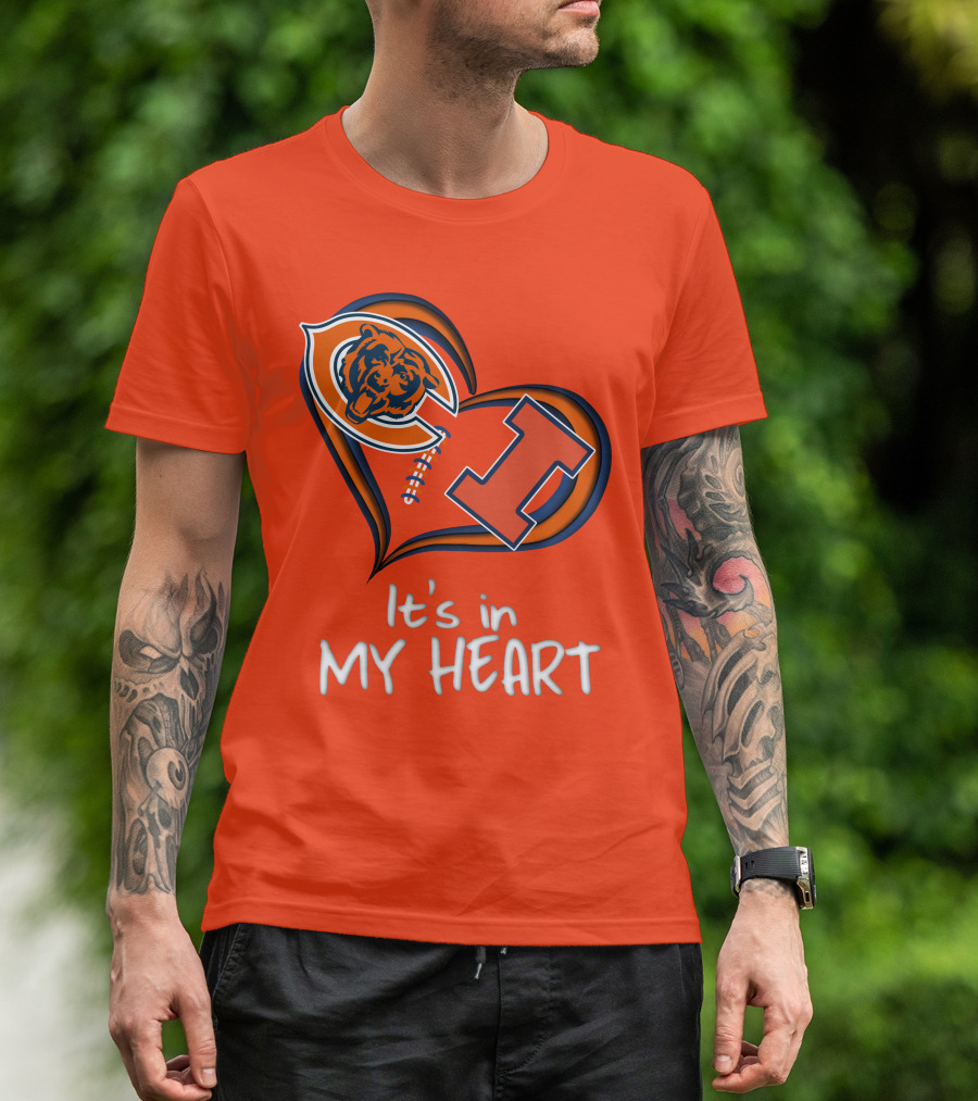Bears Illinois It's In My Heart T-Shirt