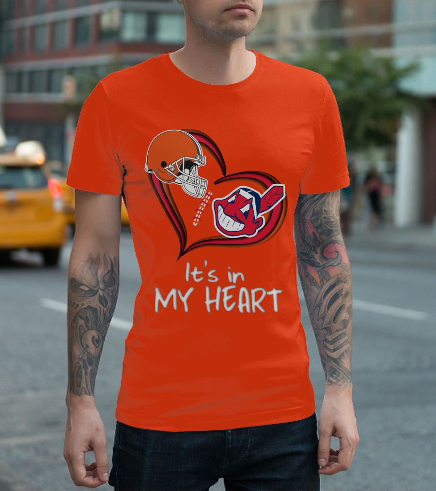Browns Indians It's In My Heart T-Shirt